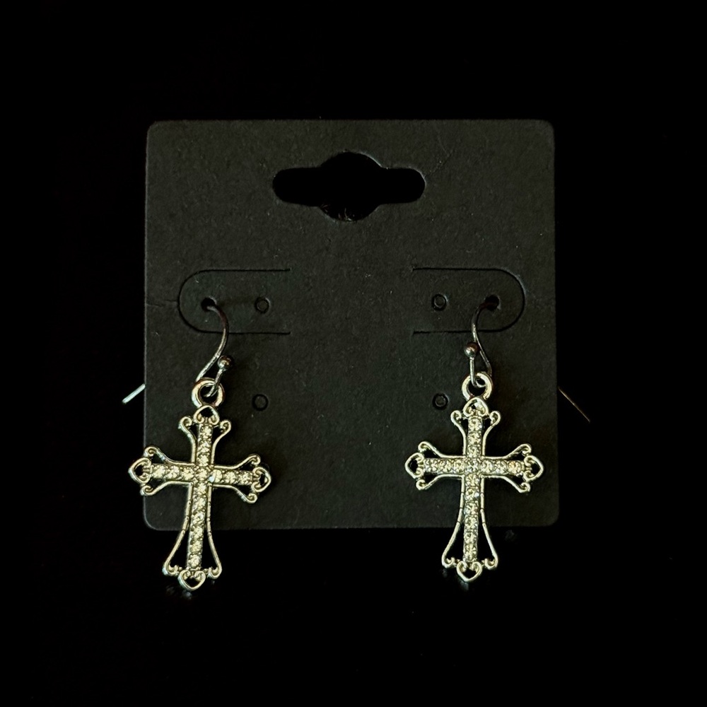 Handmade Cross Earrings
